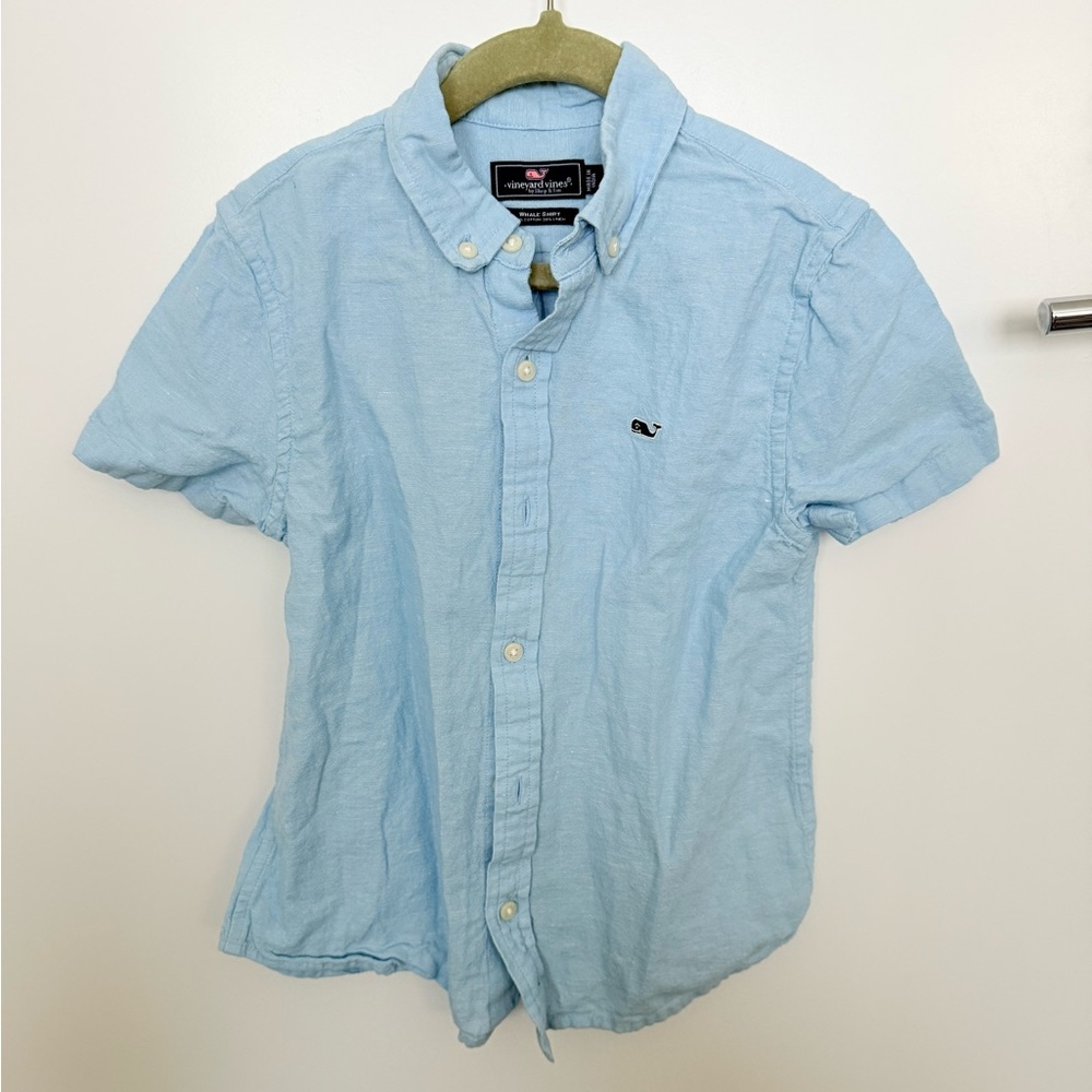 Vineyard Vines Light Blue Kids Button Down Shirt